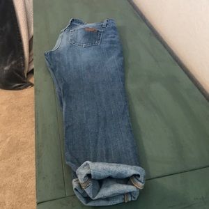 Joe’s slouched slim cuffed jeans